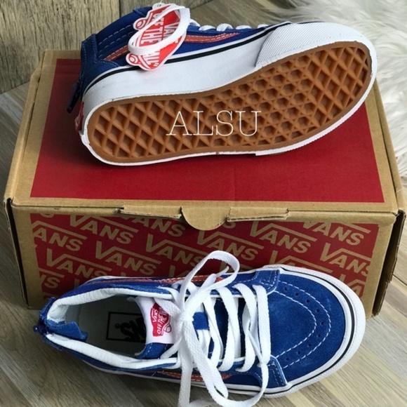 NWT VANS SK8-HI Zip Gldn CST Kid’s AUTHENTIC - Picture 4 of 6